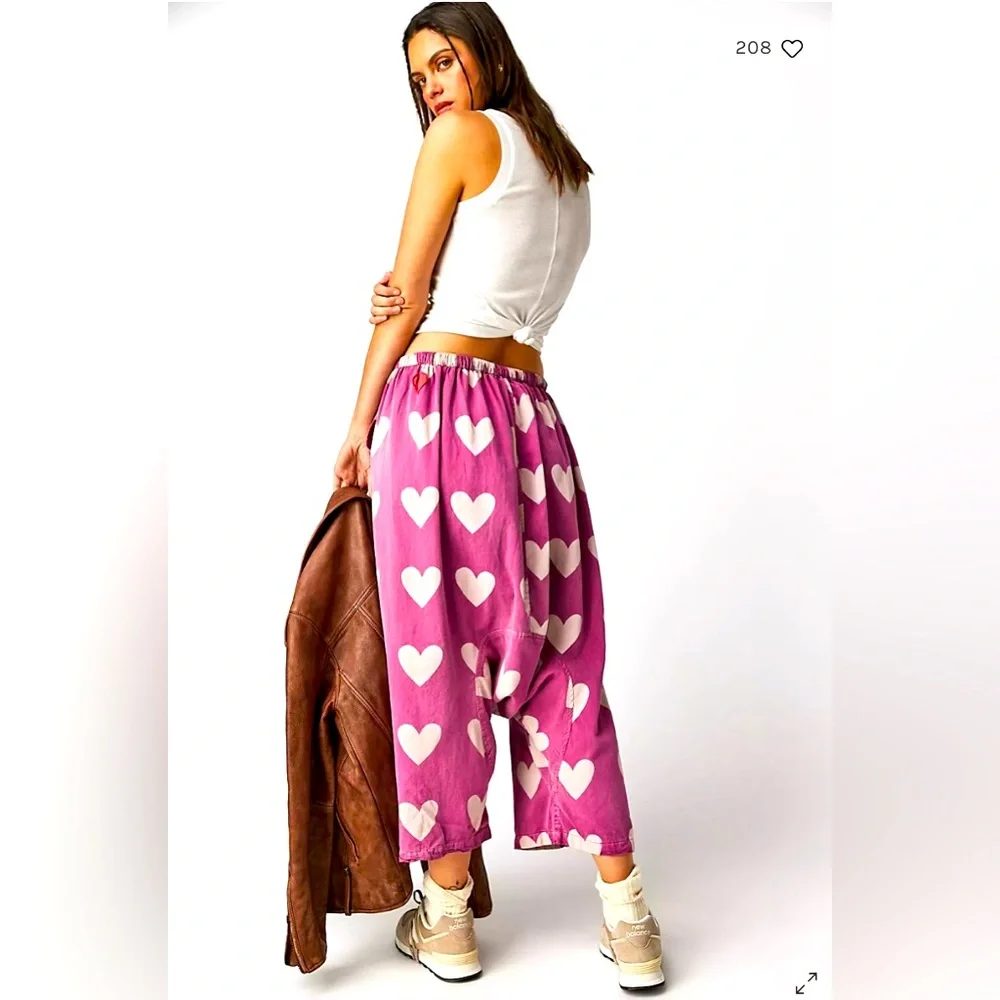 MAGNOLIA PEARL Hearts Harem Garçon Trousers - Picture 2 of 14